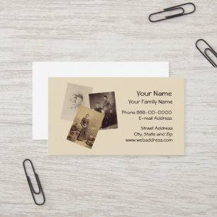 Tarjeta de visita del Genealogist