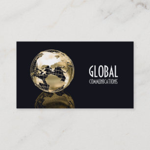 Tarjeta de visita del globo