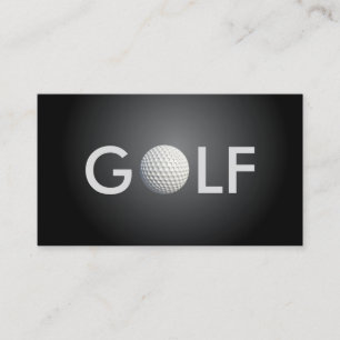 Tarjeta de visita del golf