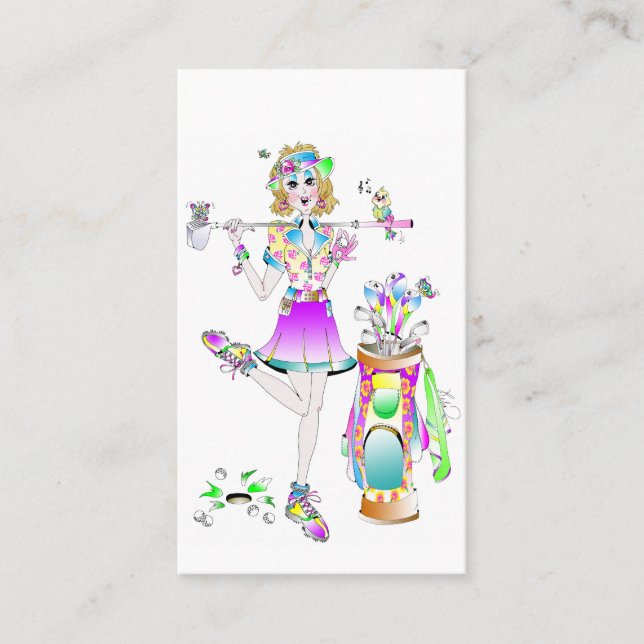 TARJETA DE VISITA DEL GOLF (Anverso)