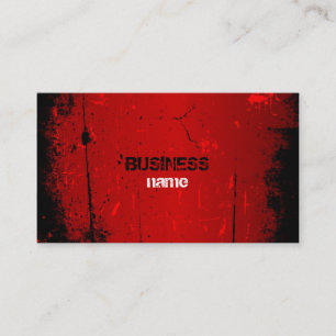 Tarjeta de visita del Grunge