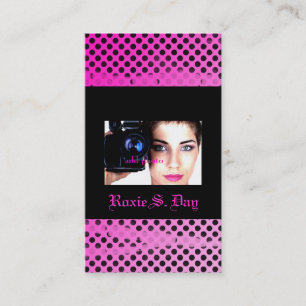TARJETA DE VISITA DEL GRUNGE ROCKSTAR DE ROCKIN
