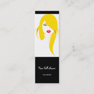 Tarjeta de visita del Hairstylist