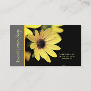 Tarjeta de visita del Herbalist del girasol