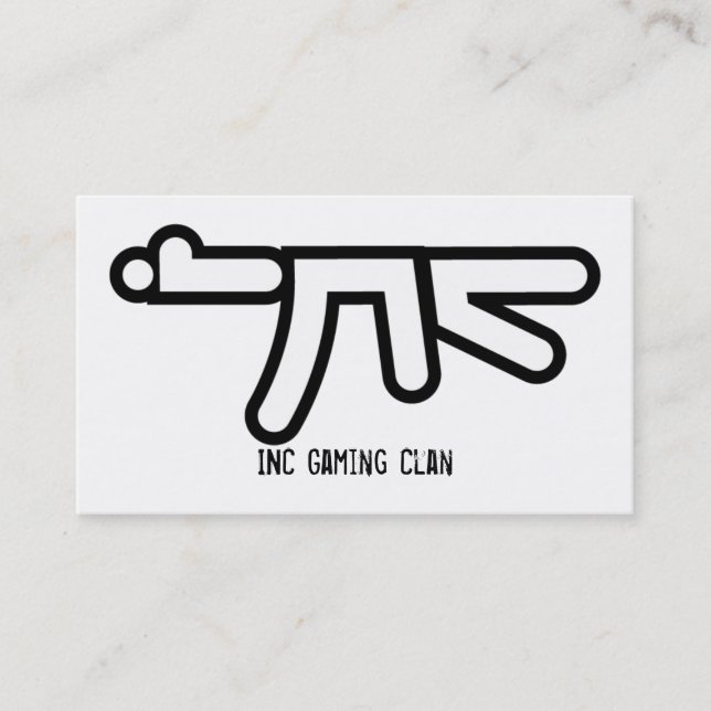 Tarjeta de visita del inc. (Anverso)