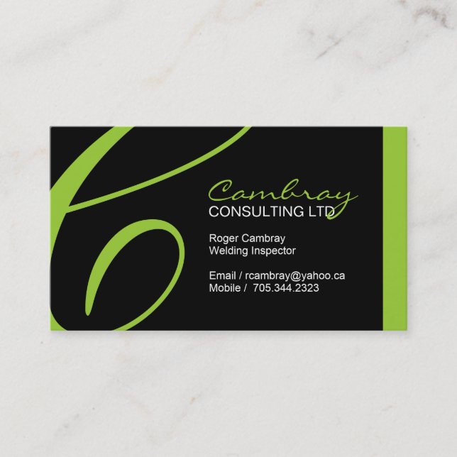 Tarjeta de visita del inspector de la soldadura (Anverso)