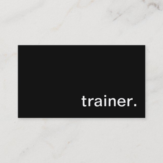 Tarjeta de visita del instructor (Anverso)