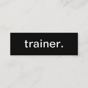 Tarjeta de visita del instructor