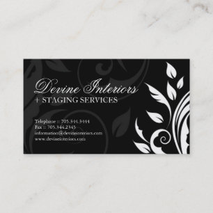 Tarjeta de visita del interiorista