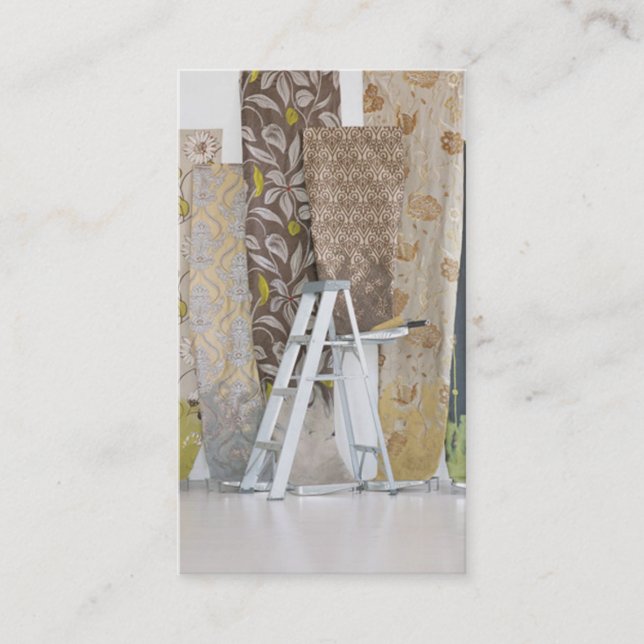 Tarjeta de visita del interiorista (Anverso)