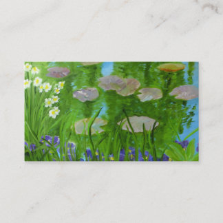 Tarjeta de visita del jardín de Monet