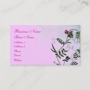 Tarjeta de visita del jardín del Victorian del