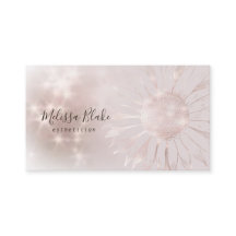 tarjeta de visita del logotipo de girasol