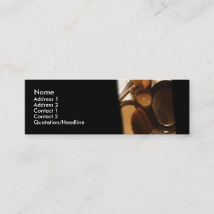 Tarjeta de visita del maquillaje