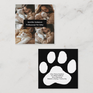 Tarjeta de visita del Mascota personalizado Sitter