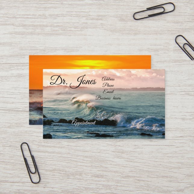 tarjeta de visita del médica (Anverso/Reverso In Situ)