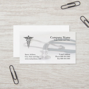 Tarjeta de visita del médico