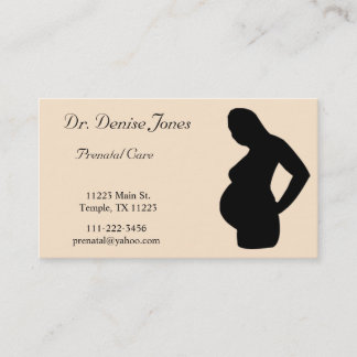Tarjeta de visita del melocotón y del médico del