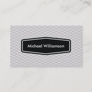 Tarjeta de visita del modelo de Zhigaki - gris