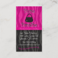 tarjeta de visita del monedero