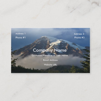 Tarjeta de visita del Monte Rainier