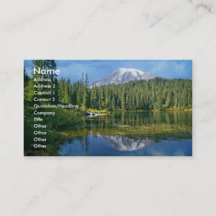 Tarjeta de visita del Monte Rainier