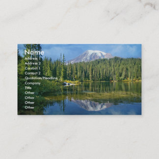 Tarjeta de visita del Monte Rainier