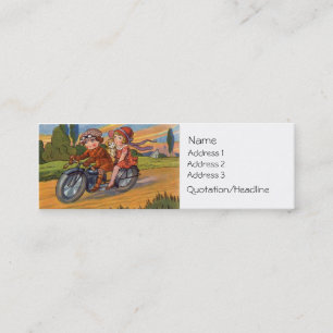Tarjeta de visita del motorismo