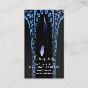 Tarjeta de visita del músico