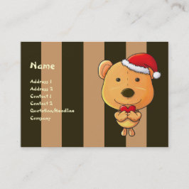 Tarjeta de visita del navidad