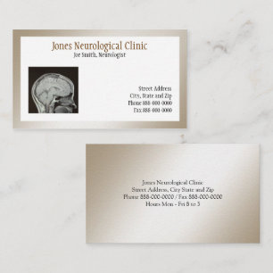Tarjeta de visita del neurólogo