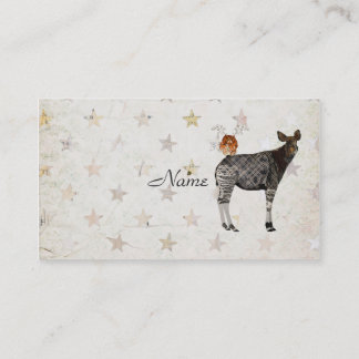 Tarjeta de visita del OKAPI y del BÚHO