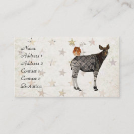 Tarjeta de visita del OKAPI y del BÚHO