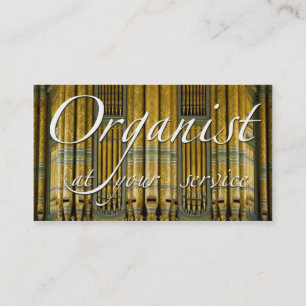 Tarjeta de visita del organista (órgano europeo)