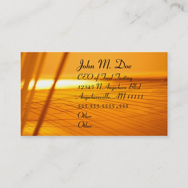 Tarjeta de visita del oro amarillo de Solierre (Anverso)