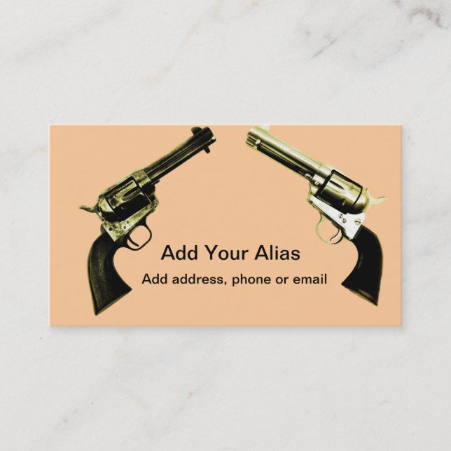 Tarjeta de visita del pacificador (Anverso)