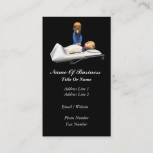 Tarjeta de visita del paramédico