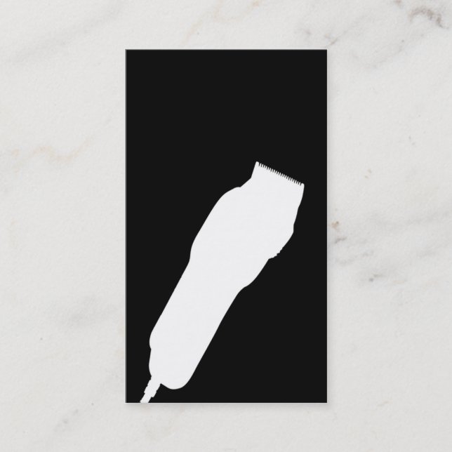 Tarjeta de visita del peluquero/del Cosmetologist (Anverso)