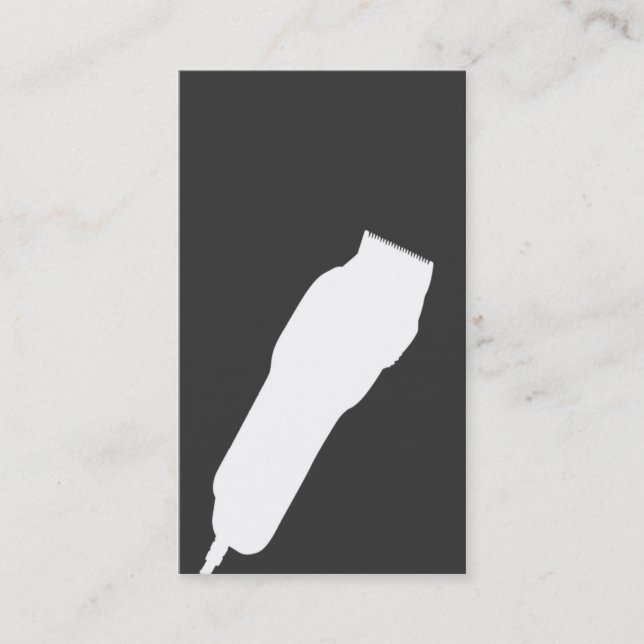 Tarjeta de visita del peluquero/del Cosmetologist (Anverso)