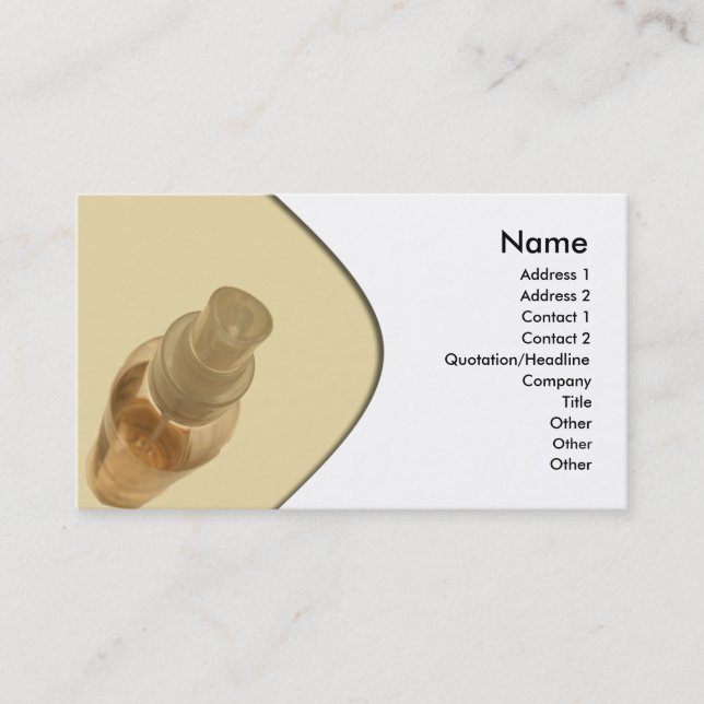 Tarjeta de visita del perfume (Anverso)
