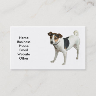 Tarjeta de visita del perro de Terrier