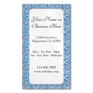 Tarjeta de visita del Personalizado del patrón de
