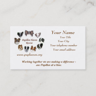 Tarjeta de visita del PHR