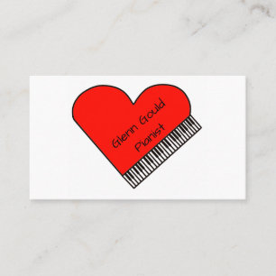 Tarjeta de visita del pianista