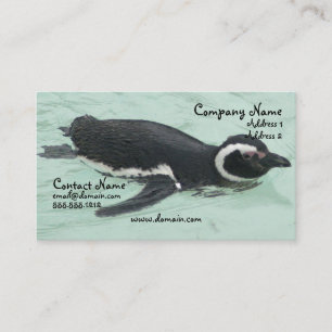Tarjeta de visita del pingüino