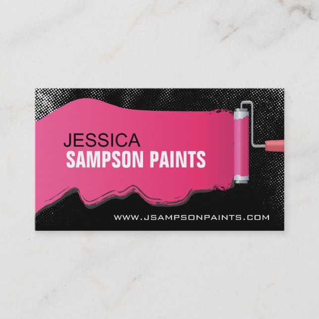 Tarjeta de visita del pintor (Anverso)