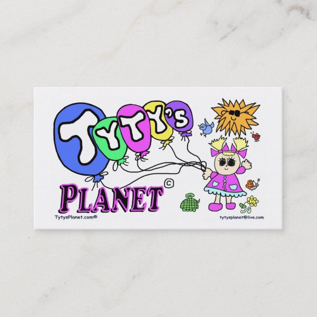 Tarjeta de visita del planeta de Tyty (Anverso)