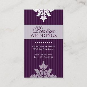 TARJETA DE VISITA DEL PLANIFICADOR DE LA BODA