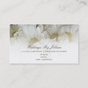 Tarjeta de visita del planificador de la boda -