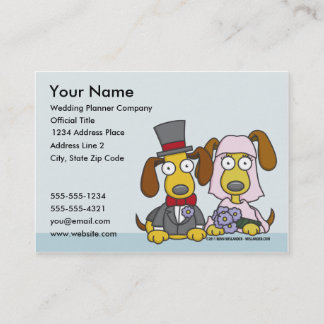 Tarjeta de visita del planificador de la boda 1